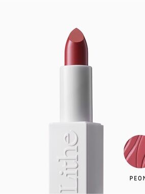 lilah b. Peony Rose Satin Lipstick — Creamy Rose Shade